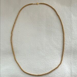 Vintage Signed Napier Goldtone Chain Necklace